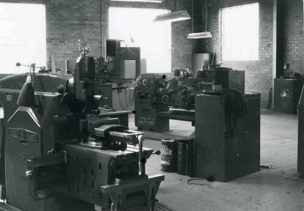 The very first machine, 1955 Graziano lathe (still used in our South Carolina Plant